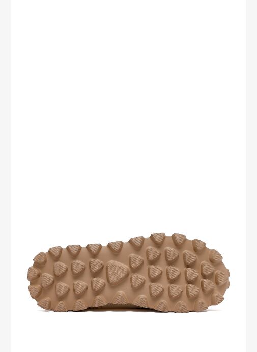 Derimod Zero Erkek Bej Bağcıklı Kalın Tabanlı Kumaş Sneaker 25SFD69406F - Görsel 5