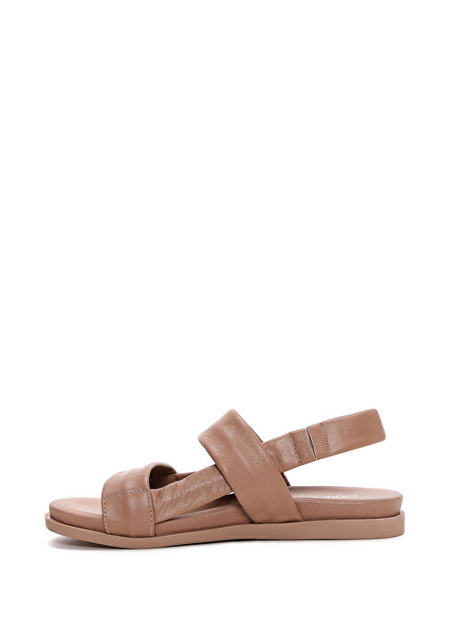 Kadın Vizon Deri Sandalet 25SFD150718 - Görsel 3