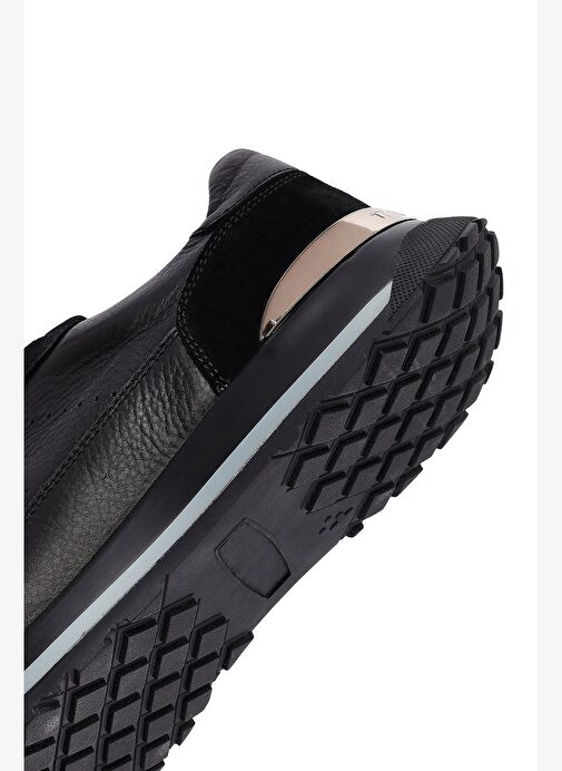 Derimod Derimod Erkek Siyah Bağcıklı Deri Sneaker 25SFD688614 Boyner'de! Siyah - 9. görsel