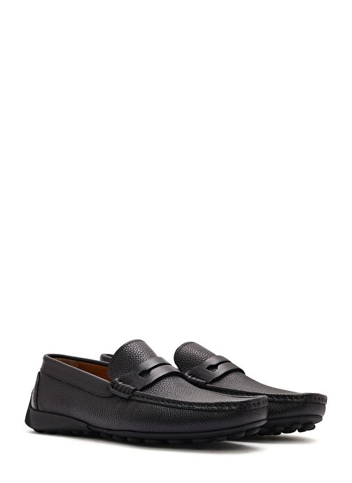 Derimod Derimod Erkek Siyah Deri Casual Loafer 25SFD7551FT | Boyner Siyah - 4. görsel