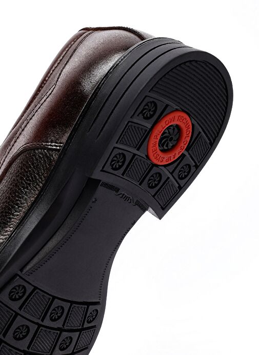 Erkek Kahverengi Bağcıklı Deri Klasik Ayakkabı 25SFD676214 - Görsel 9