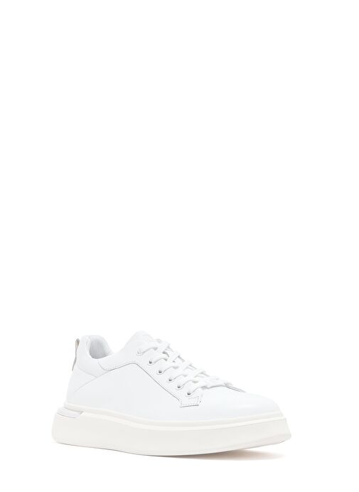 Derimod Derimod Erkek Beyaz Bağcıklı Kalın Tabanlı Deri Sneaker 25SFD676818 Boyner'de! Beyaz - 7. görsel
