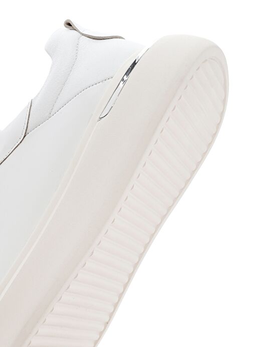 Derimod Derimod Erkek Beyaz Bağcıklı Kalın Tabanlı Deri Sneaker 25SFD676818 Boyner'de! Beyaz - 9. görsel