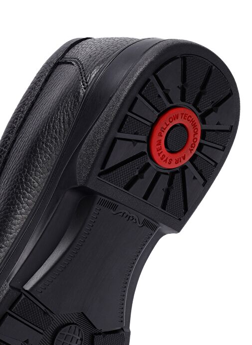 Erkek Siyah Deri Comfort Loafer 25SFD6763FT - Görsel 9