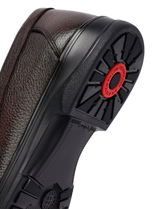 Erkek Kahverengi Deri Comfort Loafer 25SFD6763FT - Görsel 9