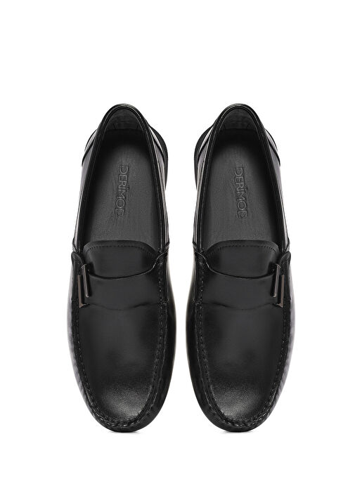 Derimod Siyah Erkek Deri Günlük Ayakkabı 25SFD654518 - Görsel 8
