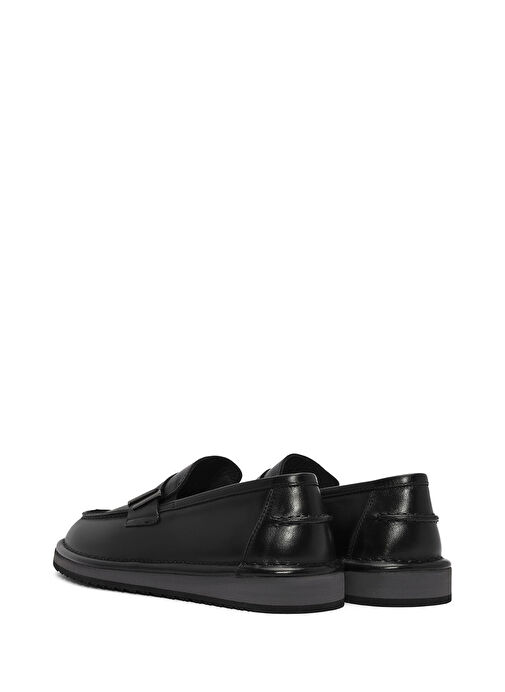 Derimod Siyah Erkek Deri Loafer 25SFD654618 - Görsel 6