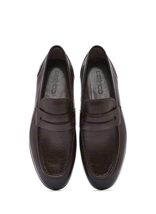 Derimod Kahverengi Erkek Deri Loafer 25SFD6018FT - Görsel 8