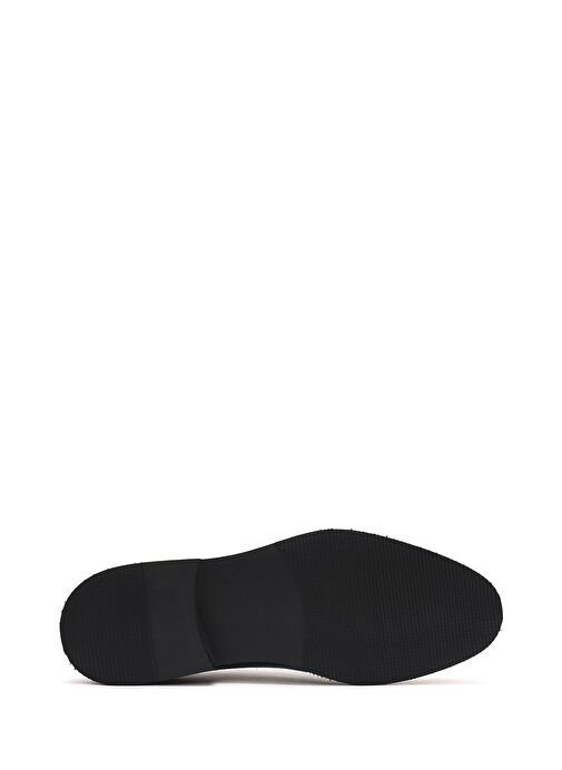 Erkek Siyah Bağcıklı Deri Klasik Ayakkabı 25SFD6019FT - Görsel 5