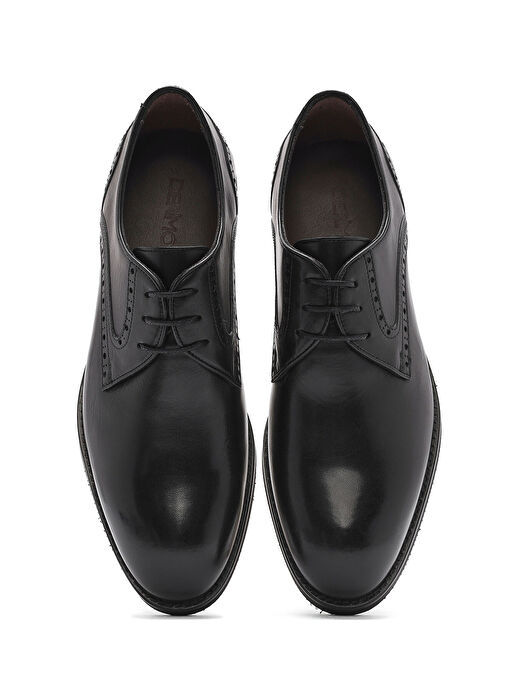 Derimod Siyah Erkek Deri Klasik Ayakkabı 25SFD602018 - Görsel 8