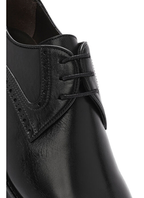 Derimod Siyah Erkek Deri Klasik Ayakkabı 25SFD602018 - Görsel 9