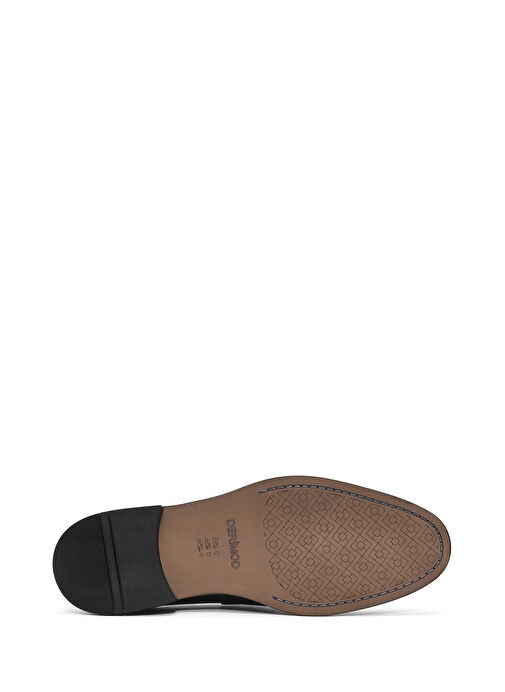 Erkek Siyah Deri Klasik Loafer 25SFD602118 - Görsel 5