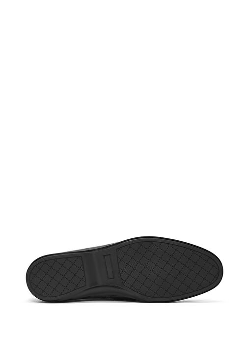 Erkek Siyah Deri Casual Loafer 25SFD6025FT - Görsel 5