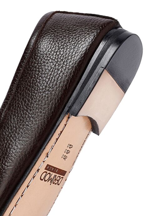 Derimod Derimod Erkek Kahverengi Deri Loafer 25SFD6028FT Boyner'de! Kahverengi - 9. görsel