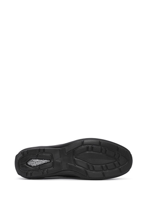 Erkek Siyah Bağcıklı Deri Casual Loafer 25SFD6030FT - Görsel 5