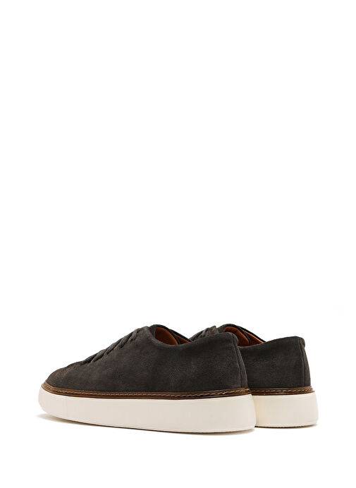 Derimod Gri Erkek Süet Sneaker 25SFD632010 - Görsel 6