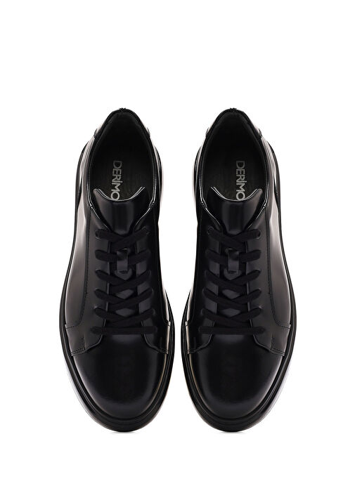 Derimod Derimod Erkek Siyah Bağcıklı Deri Sneaker 25SFD632722 Boyner'de! Siyah - 8. görsel