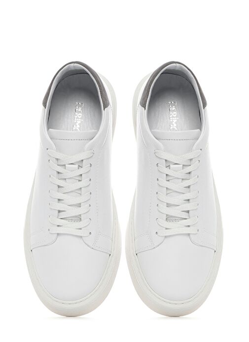 Derimod Derimod Erkek Beyaz Bağcıklı Deri Sneaker 25SFD7000FT | Boyner Beyaz - 8. görsel