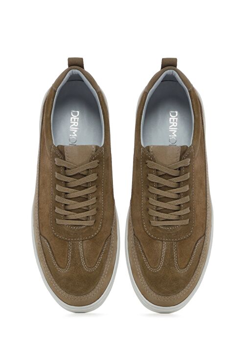 Derimod Derimod Erkek Vizon Bağcıklı Kalın Tabanlı Deri Sneaker 25SFD700214 | Boyner Vizon - 8. görsel