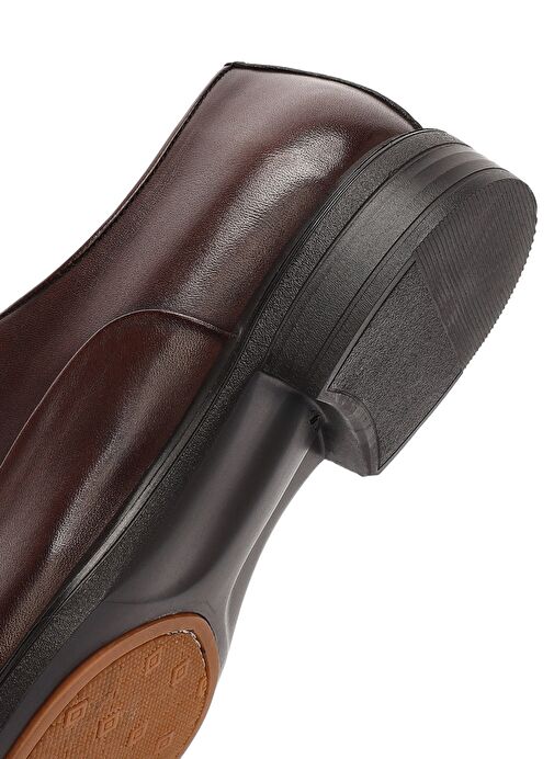 Erkek Kahverengi Bağcıklı Deri Klasik Ayakkabı 25SFD724018 - Görsel 9