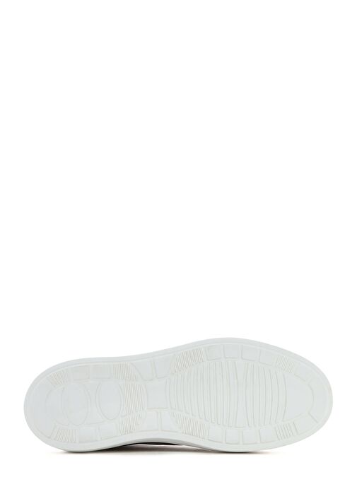 Erkek Taba Bağcıklı Kalın Tabanlı Deri Sneaker 25SFD724218 - Görsel 5