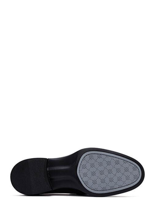 Erkek Siyah Deri Klasik Loafer 25SFD724122 - Görsel 5