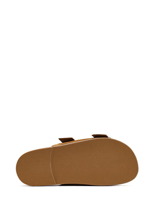 Derimod Taba Kadın Süet Terlik 25SFD200710 - Görsel 5