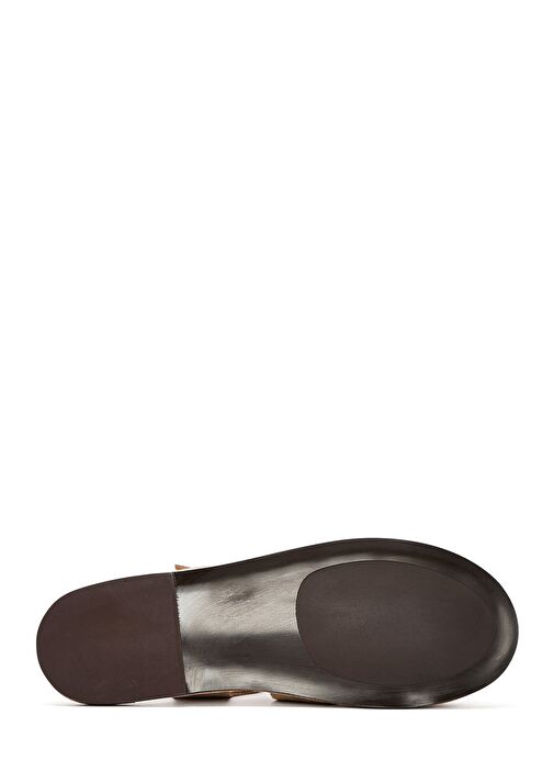 Kadın Vizon Tokalı Süet Deri Sandalet 25SFD152710 - Görsel 5