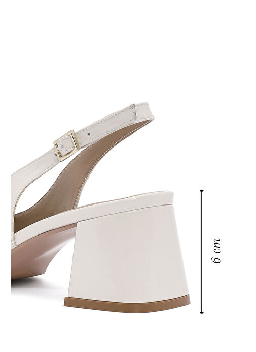 Derimod Siyah Kadın Rugan Topuklu Ayakkabı 25SFD182616 - Görsel 3