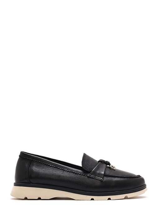Derimod Derimod Kadın Siyah Deri Comfort Loafer 25SFD153618 | Boyner Siyah - 2. görsel