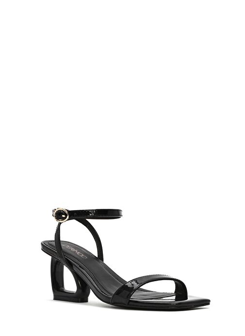 Derimod Derimod Kadın Siyah Bilekten Tokalı Topuklu Sandalet 25SFD444016 Sandalet & Terlik | Boyner Siyah - 8. görsel