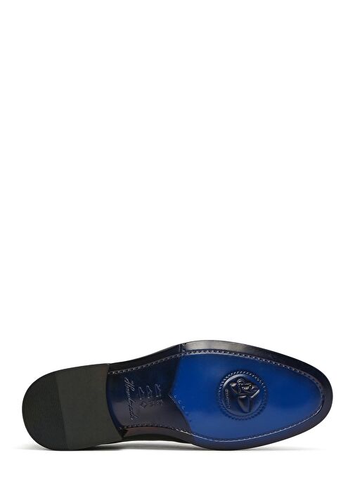 Erkek Siyah Bağcıklı Deri Klasik Ayakkabı 25SFD765218 - Görsel 5