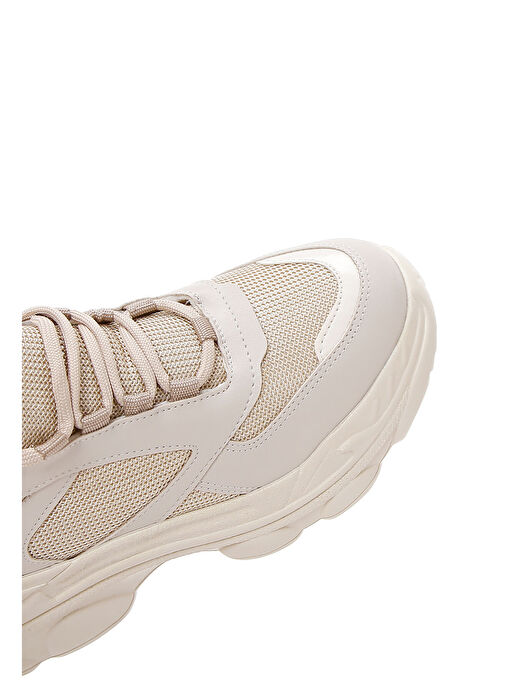 Derimod Derimod Kadın Bej Kalın Tabanlı Sneaker 25SFE210114 | Boyner Bej - 9. görsel