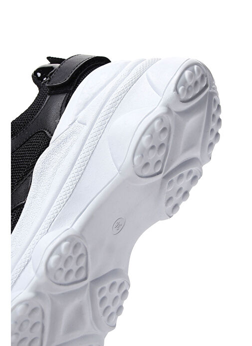 Kadın Siyah Kalın Tabanlı Sneaker 25SFE210114 - Görsel 8