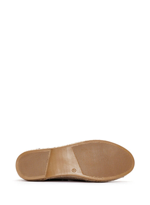 Erkek Bej Süet Deri Espadril 25SFD616210 - Görsel 5