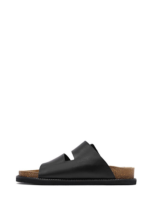 Derimod Derimod Siyah Kadın Deri Terlik 25SFD306018 Boyner'de! Siyah - 3. görsel