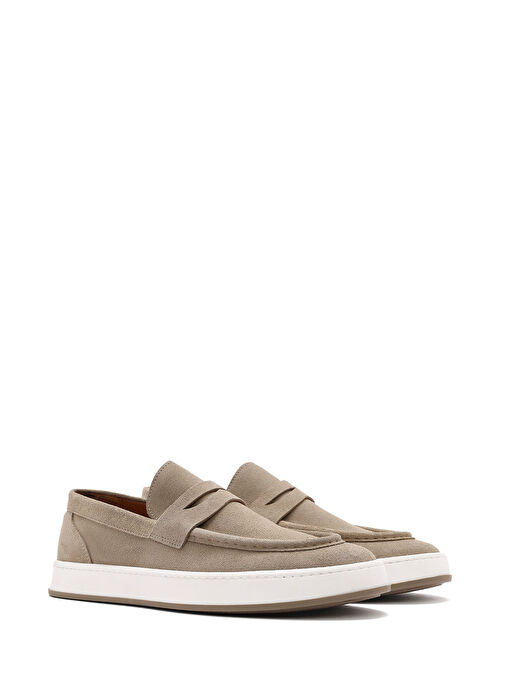 Derimod Derimod Erkek Bej Makosen Süet Deri Loafer 25SFD633010 | Boyner Bej - 4. görsel