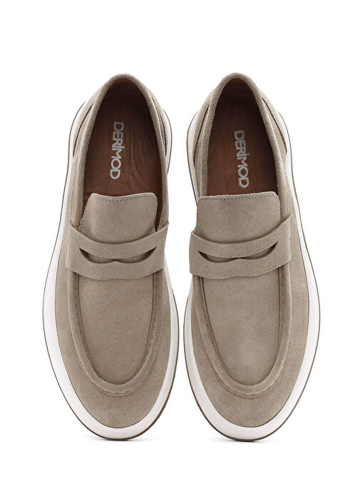 Derimod Derimod Erkek Bej Makosen Süet Deri Loafer 25SFD633010 | Boyner Bej - 8. görsel