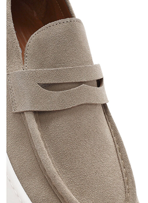 Derimod Derimod Erkek Bej Makosen Süet Deri Loafer 25SFD633010 | Boyner Bej - 9. görsel