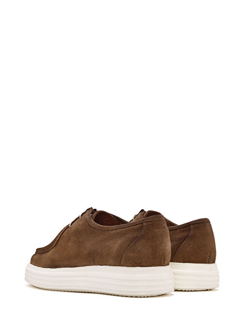 Erkek Taba Bağcıklı Süet Deri Casual Ayakkabı 25SFD650410 - Görsel 6