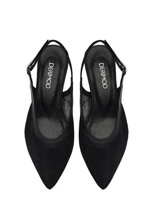 Kadın Siyah Arkası Açık Babet 25SFD18126F - Görsel 8