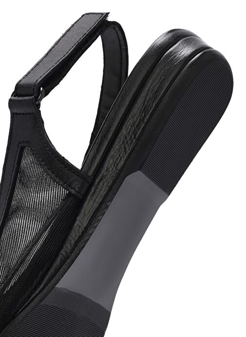 Kadın Siyah Arkası Açık Babet 25SFD18126F - Görsel 9