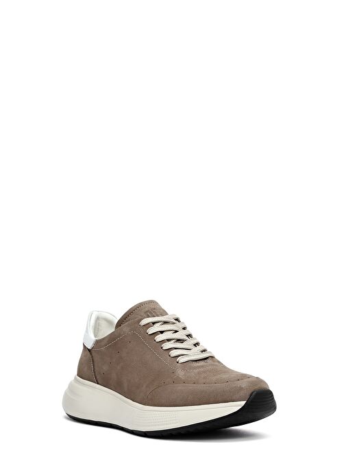 Derimod Derimod Erkek Vizon Bağcıklı Kalın Tabanlı Nubuk Deri Sneaker 25SFD6505V3 Boyner'de! Vizon - 7. görsel