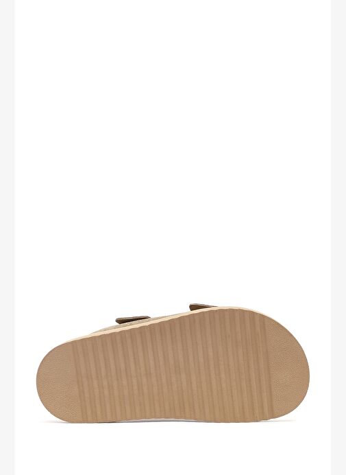 Kadın Vizon Süet Deri Terlik 25SFD180810 - Görsel 5