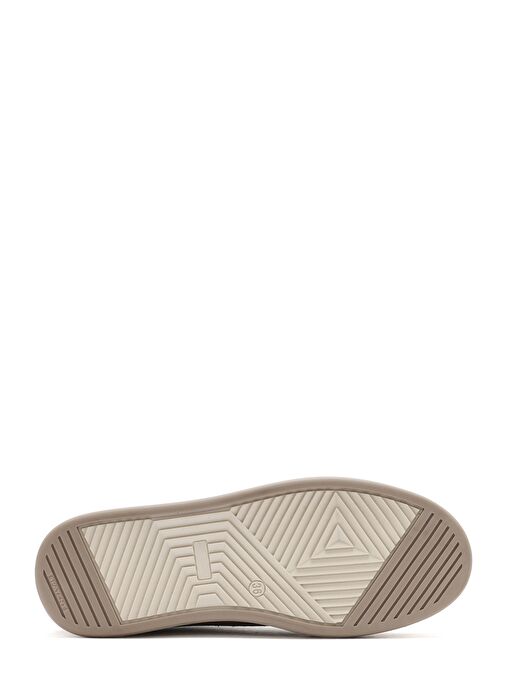 Kadın Vizon Bağcıklı Süet Deri Sneaker 25SFD420310 - Görsel 5