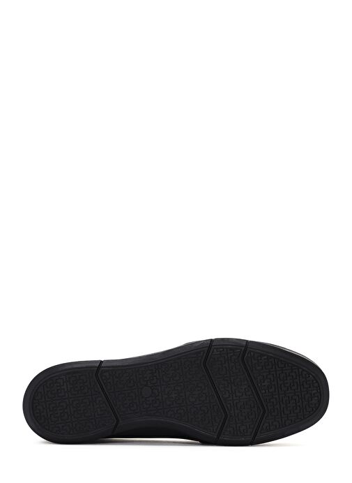 Kadın Siyah Deri Comfort Loafer 25SFD410018 - Görsel 5