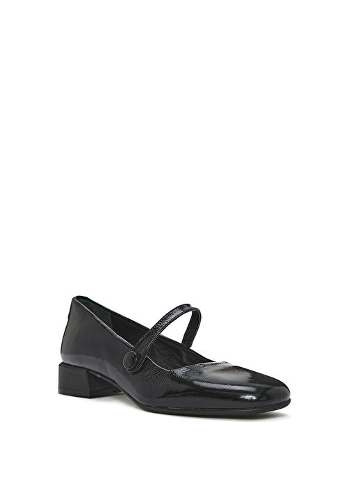 Derimod Siyah Kadın Rugan Babet 25SFD410816 - Görsel 7