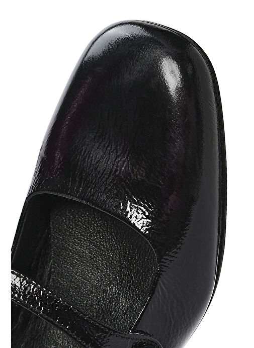 Derimod Siyah Kadın Rugan Babet 25SFD410816 - Görsel 9