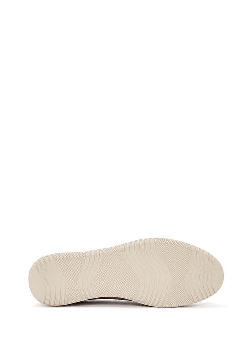 Kadın Bej Dolgu Topuklu Süet Deri Comfort Loafer 25SFD411210 - Görsel 5