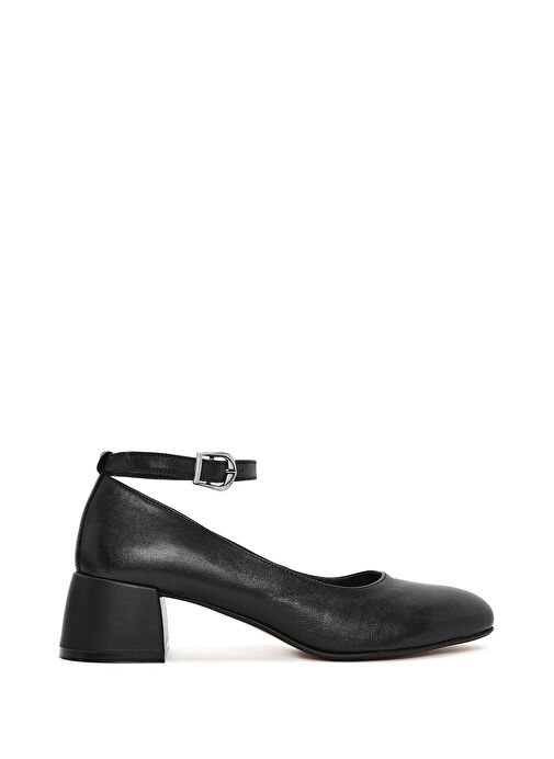 Derimod Derimod Siyah Kadın Deri Topuklu Ayakkabı 25SFD410918 | Boyner Siyah - 2. görsel